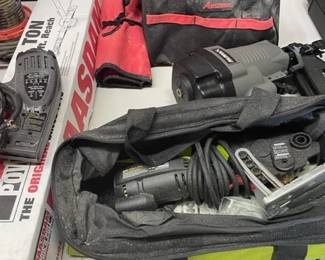 Large selection of tools.