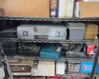 Large selection of tools.