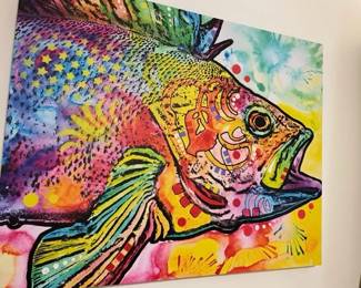 Graphic art - "Fish" by Dean Russo.