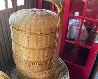 Asian market basket.