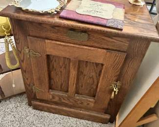 White Clad End Table