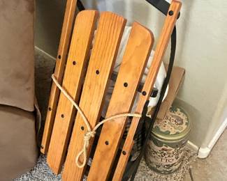 Wood Sleigh 