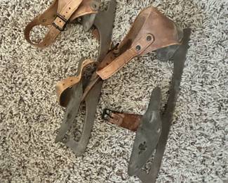 Antique Clamp On Ice Skates