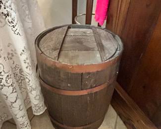 Antique Wooden Barrel