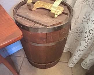 Antique Wooden Barrel