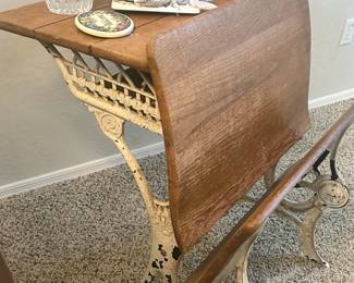 Antique School Desk 