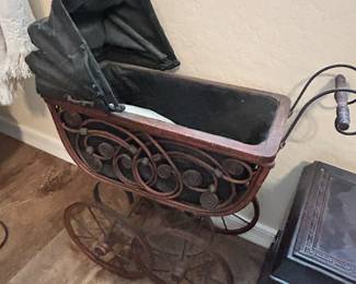 Antique Baby Doll Carriage