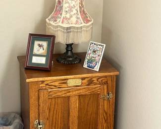 White Clad Side Table 