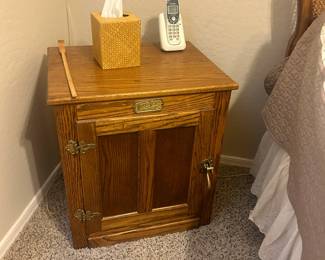 White Clad Side Table