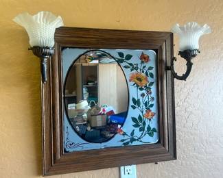 Vintage Wall Sconce Mirror
