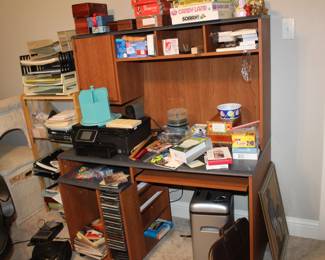 computer desk and printer stand