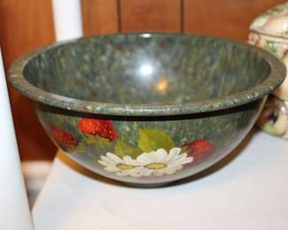 painted Texas Ware bowl