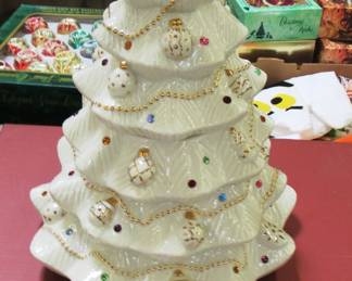 Lenox Ceramic Tree Cookie Jar 