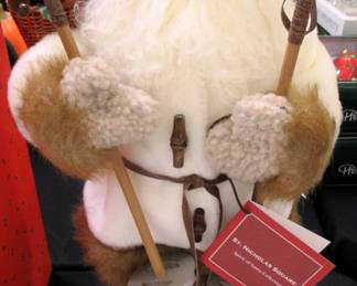 St. Nicholas Square Skiing Santa