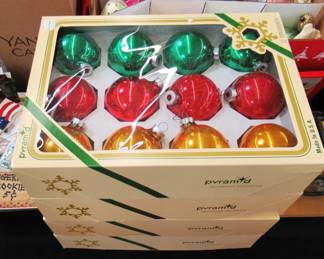 Glass Holiday Ornaments