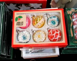 Glass Holiday Ornaments