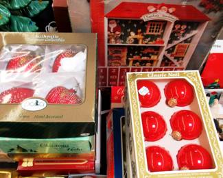 Glass Holiday Ornaments