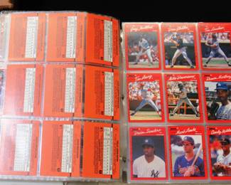Binder of Sports Cards