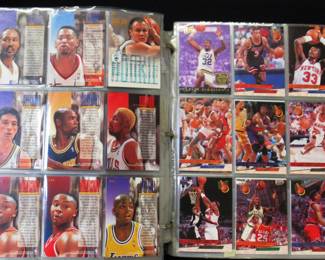 Binder of Sports Cards