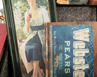 Coca-Cola Tray and Advertising