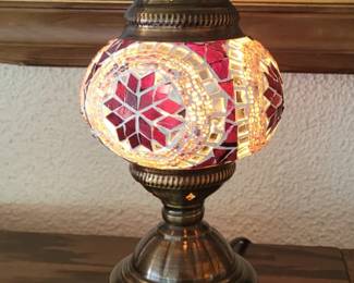 Cool small mosaic lamp