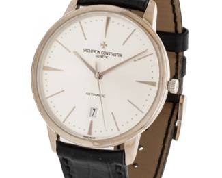 Vacheron Constantin Patrimony 18 Kt. White Gold Wrist Watch, Dia. 40mm