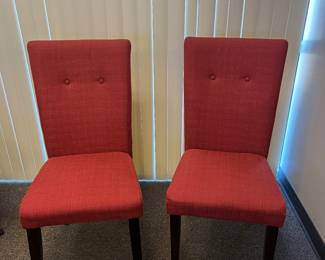 Red chairs