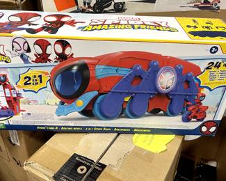 Many, many brand new items from Amazon. 