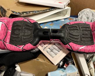 Lots of bins of random items marked down to move.