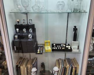 watches, glassware 