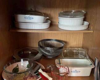  04 Corning Ware And Pyrex Dishes And More