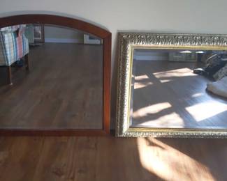 2 Elegant Wall Mirrors