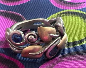 Barbara Bixby Gold / Sterling Ring