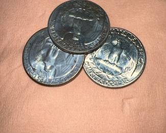 Silver quarters