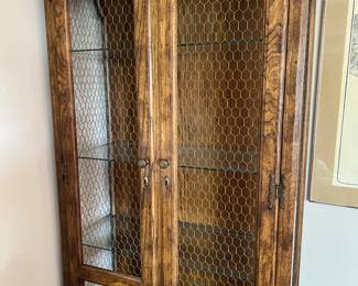 Wire cage display case