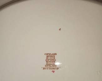 Copeland Spode "Buttercup" design from London England. (Bought in 1964)