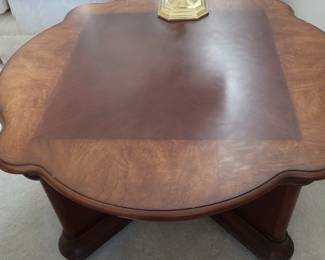 RARE FIND: Beautiful "game table." 
Here it is in the lowered position but can be raised as in other picture.