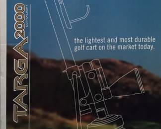 The lightest and most durable golf cart on the market, Targa 2000 by Pro Kennex