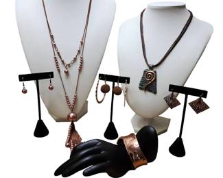 Bronze Copper Jewelry Lot