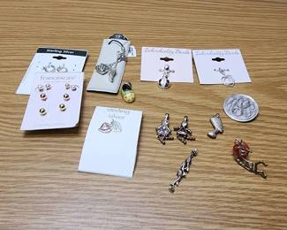 Charms Earrings Etc Sterling Silver Lot