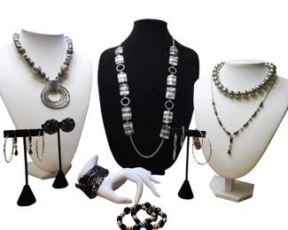 Grey Black  Silver  Jewelry  Lets Get This Party Started