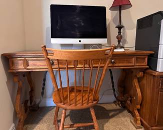 Solid Wood Desk & Chair
