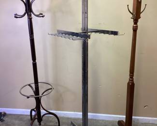 THREE COAT RACKS