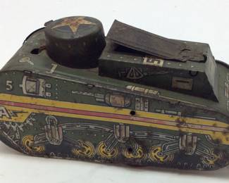 VINTAGE MARX TIN TANK TOY