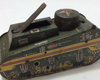 VINTAGE MARX TIN TANK TOY