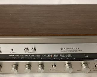 KENWOOD AM FM STEREO RECEIVER, MODEL KR