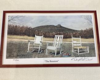 (2) DAVID E. DOSS SIGNED # PRINTS,