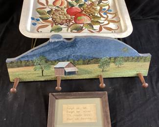 TRAY, HAT RACK, POEM