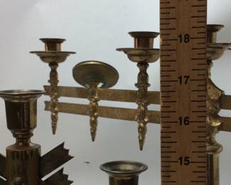 VTG. WAINBERG SOLID BRASS CANDELABRAS