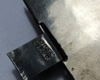 MEXICAN SILVER HUGE CUFF BRACELET, 70 GRAMS